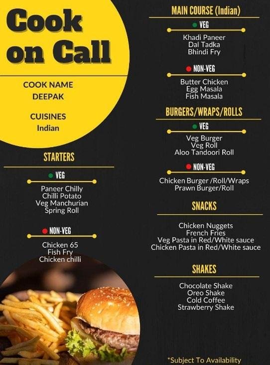 Chef on call and other food arrangements for a perfect vacation