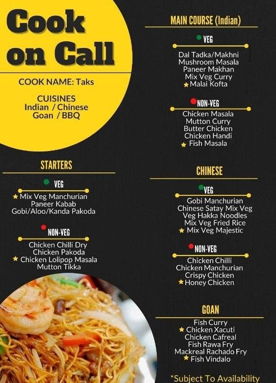 Chef on call and other food arrangements for a perfect vacation