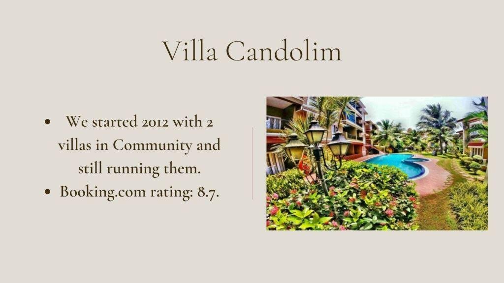 Luxury Villa Management Goa