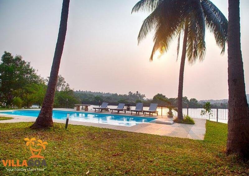 River View Villa Goa Candolim 4bhk River