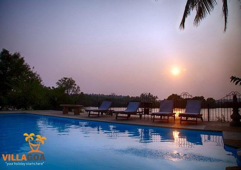 River View Villa Goa Candolim 4bhk River