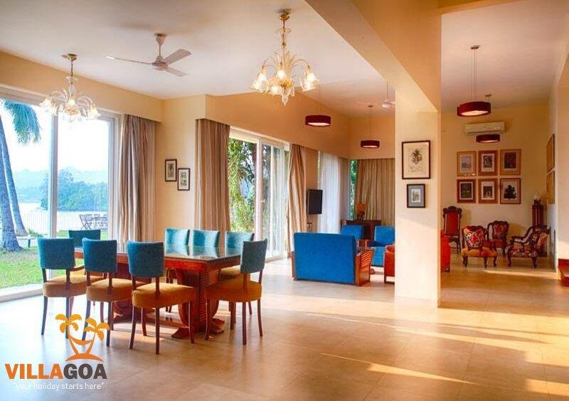 River View Villa Goa Candolim 4bhk River